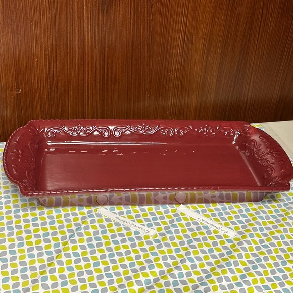 Home interiors Discontinued Rectangular Serving tray Berry collection - Picture 8 of 12